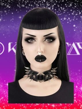 KILLSTAR Anastasia Spiked Choker Necklace